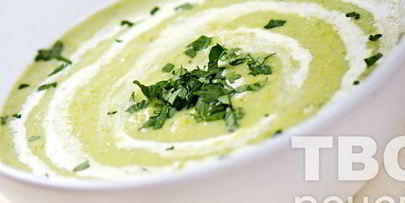 суп-пюре из лука порея