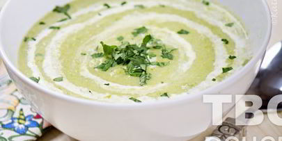 суп-пюре из лука порея