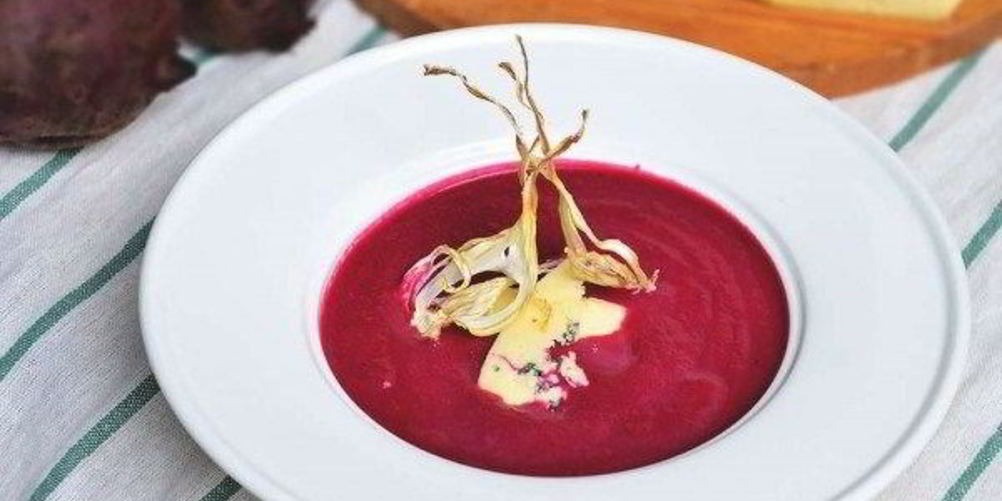 Рецепт суп-пюре из печеной свеклы