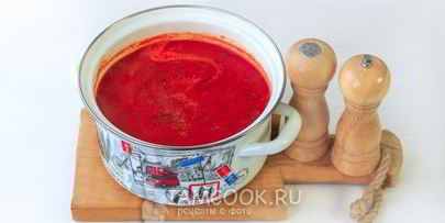 суп-пюре из печеных томатов