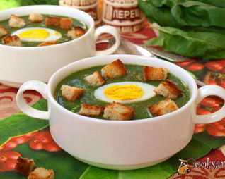 Суп-пюре из шпината