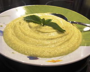 Суп-пюре из цветной капусты, фенхеля и брокколи