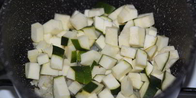 суп-пюре из цветной капусты и цуккини