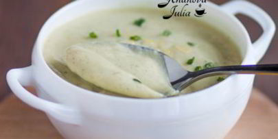 суп-пюре из цветной капусты и цуккини