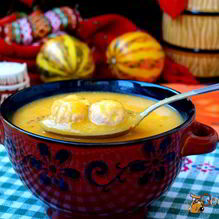 Рецепт Суп-пюре из тыквы с фрикадельками