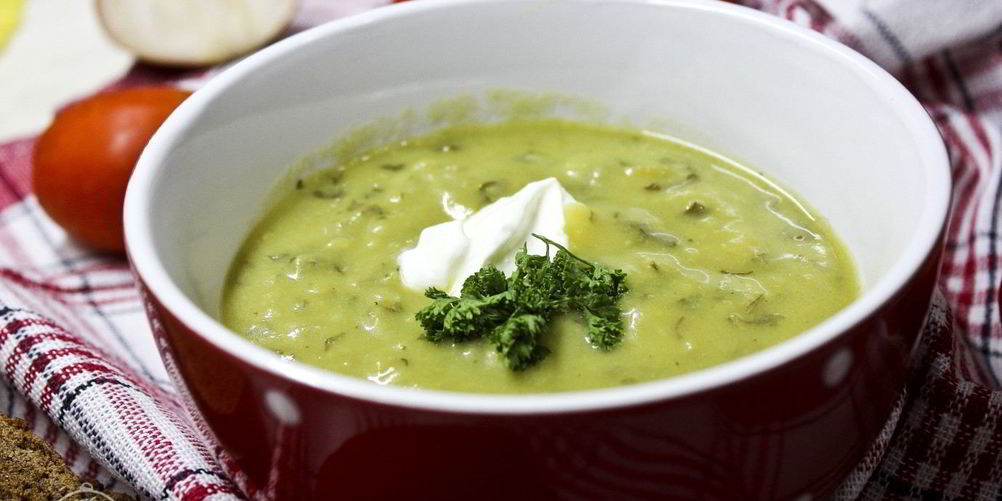 Рецепт суп-пюре из зеленого горошка