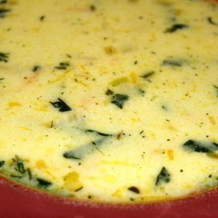 Суп пюре картофельный с сыром