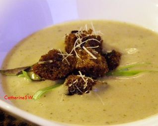 Суп-пюре с белыми грибами