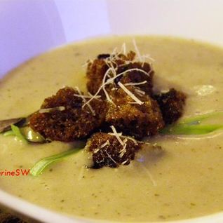 Суп-пюре с белыми грибами