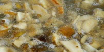 суп-пюре с белыми грибами