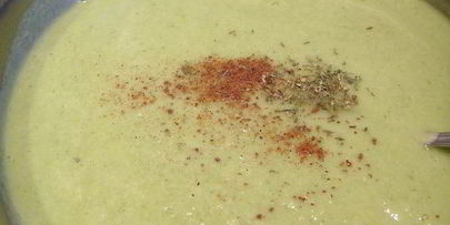 суп-пюре с брокколи и куриной грудкой