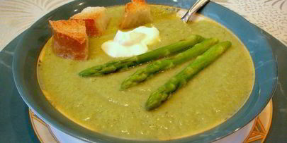 суп-пюре с брокколи и куриной грудкой