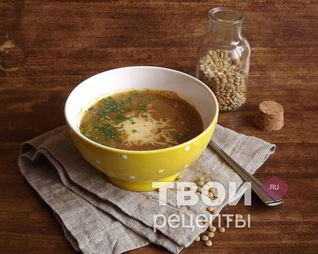 Суп-пюре с чечевицей и морковью