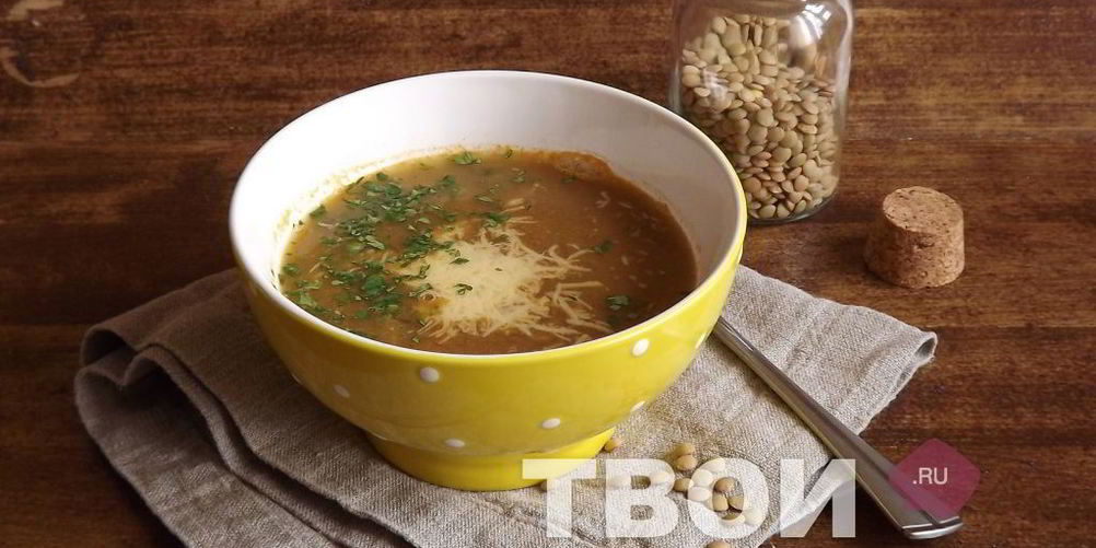 Рецепт суп-пюре с чечевицей и морковью