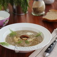 Рецепт Суп-пюре с шампиньонами и картофелем