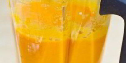 суп-пюре с яблоками и морковью