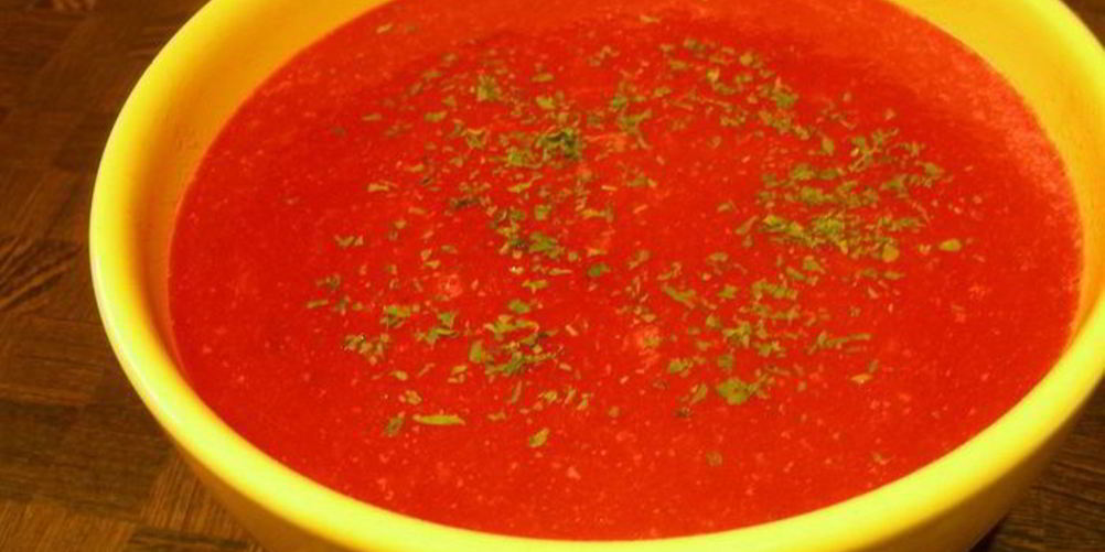 Рецепт свекольный суп-пюре с яблоком и тимьяном