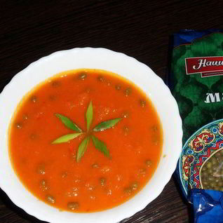 Томатный суп-пюре с машем