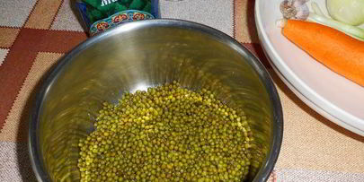 томатный суп-пюре с машем