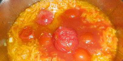 томатный суп-пюре с машем