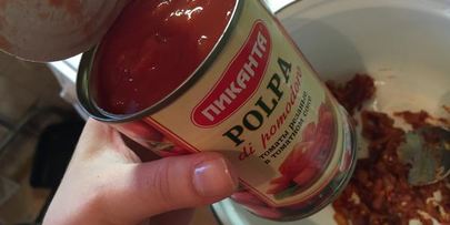 томатный суп-пюре с мидиями