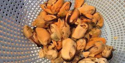 томатный суп-пюре с мидиями