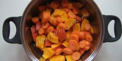 тыквенный суп-пюре с кокосовым молоком и имбирем