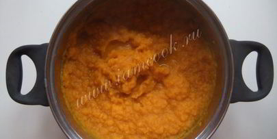 тыквенный суп-пюре с кокосовым молоком и имбирем