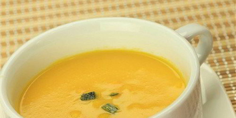 Рецепт тыквенный суп-пюре с мандариновым соком