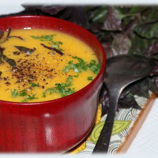 Яблочно-морковный суп-пюре