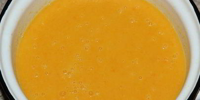 яблочно-морковный суп-пюре