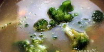 суп с капустой брокколи