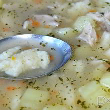 Рецепт Суп с клецками из кус-куса