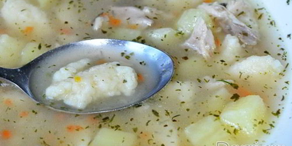 Рецепт суп с клецками из кус-куса