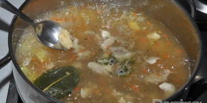 суп с клецками из кус-куса