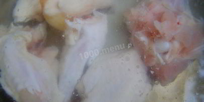 суп с куриными крылышками