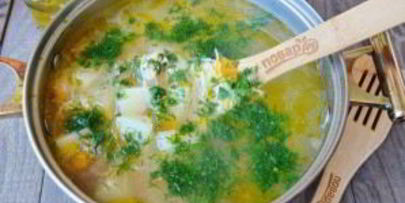 суп с квашеной капустой и курицей