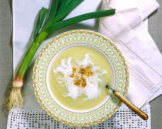 Суп с молодым чесноком