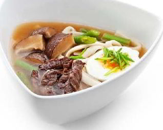 Суп с телятиной и грибами