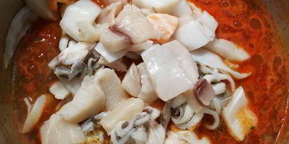 супчик из морепродуктов