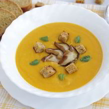 Рецепт Тыквенный крем-суп с белыми грибами