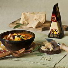 Рецепт Тыквенный суп с сыром и беконом