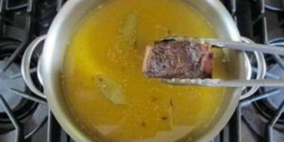 ячменный суп с ребрышками