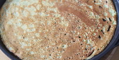 апельсиновые блинчики с творогом