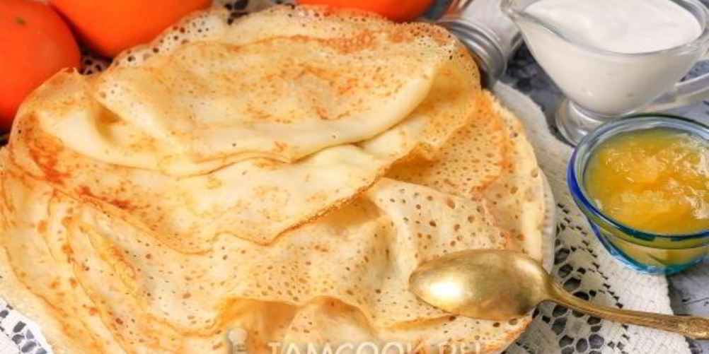 Рецепт ажурные блинчики на кефире с дырочками