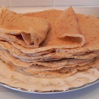 Ажурные блинчики в пост