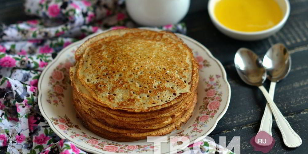 Рецепт ажурные блинчики