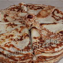 Рецепт Бархатные блинчики