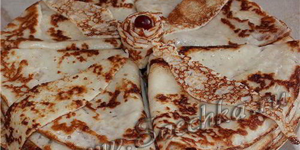 Рецепт бархатные блинчики