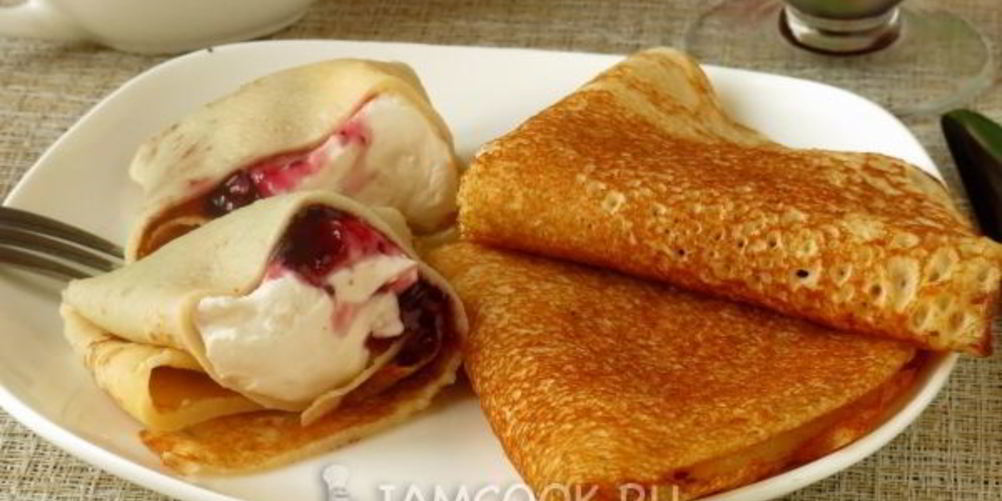 Рецепт блинчики из творожного теста